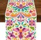 Mexican Otomi Table Runner 13x72" – Cinco De Mayo & Dia De Los Muertos Party Decor